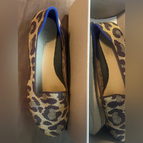 Rothy’s Metallic Cat Lounge Loafer 9 with Box - Picture 3 of 5